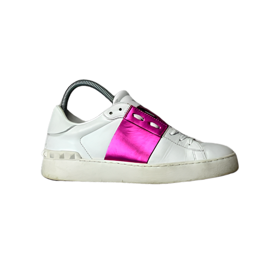 Valentino Open Sneakers (Pink) (Womens)