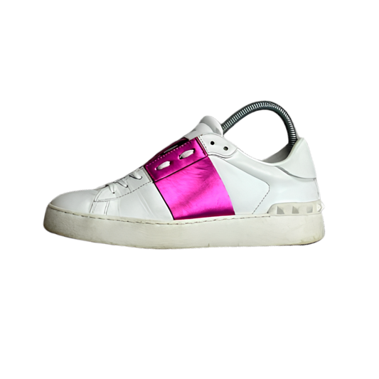 Valentino Open Sneakers (Pink) (Womens)