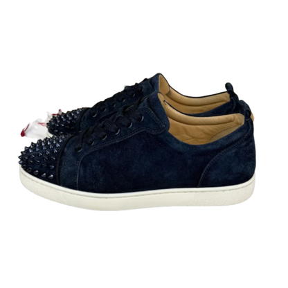 Christian Louboutin Louis Junior Spike Sneakers (Navy)