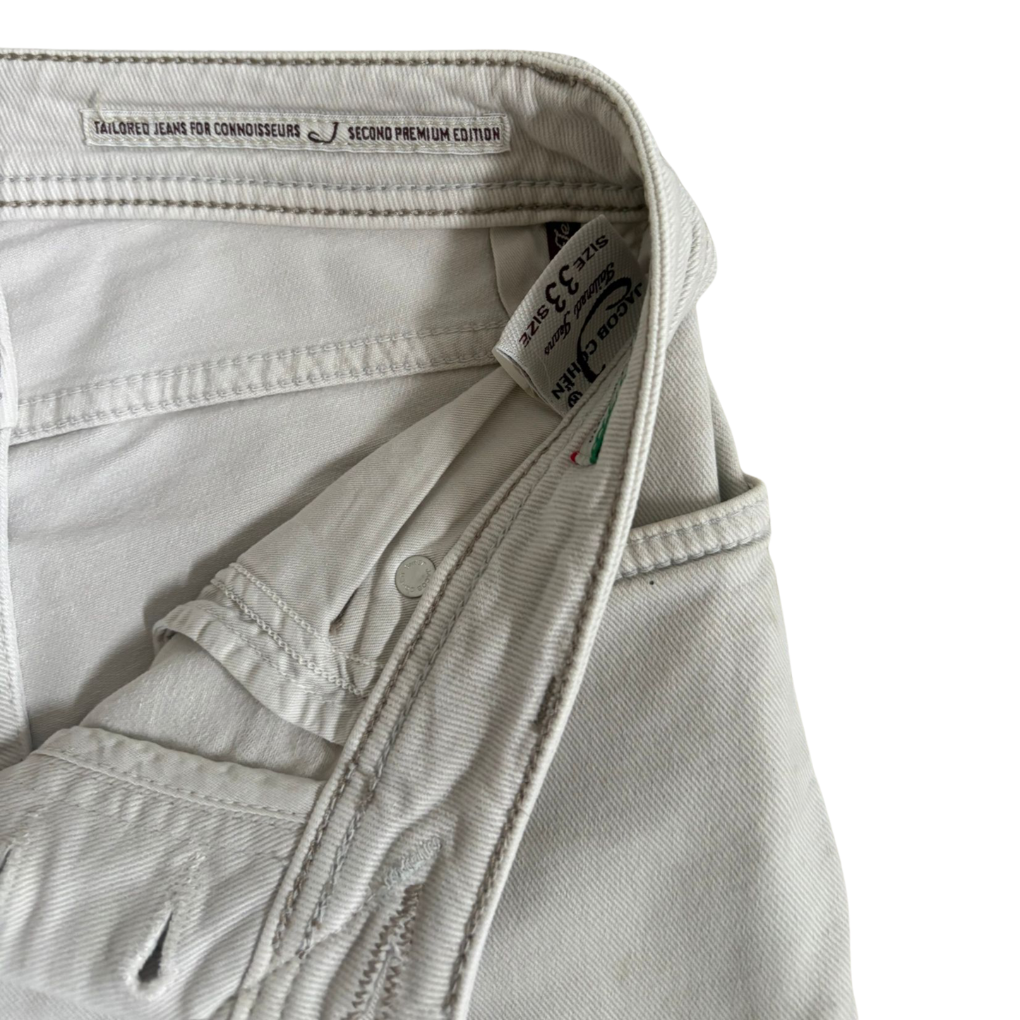 Jacob Cohën 688 Slim Fit Jeans (White)