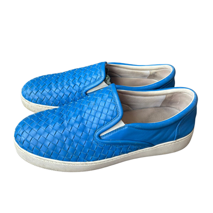 Bottega Veneta Low Slip-on Sneakers (Blue)