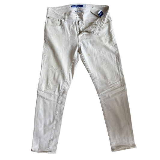 Jacob Cohën Bard Slim Fit Jeans (White)
