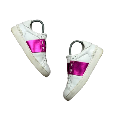 Valentino Open Sneakers (Pink) (Womens)