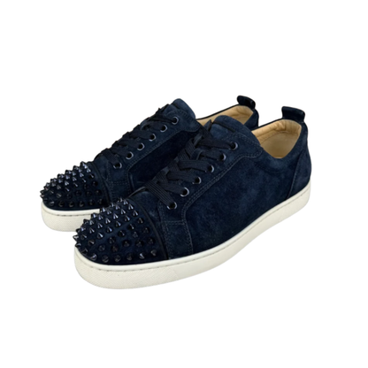 Christian Louboutin Louis Junior Spike Sneakers (Navy)