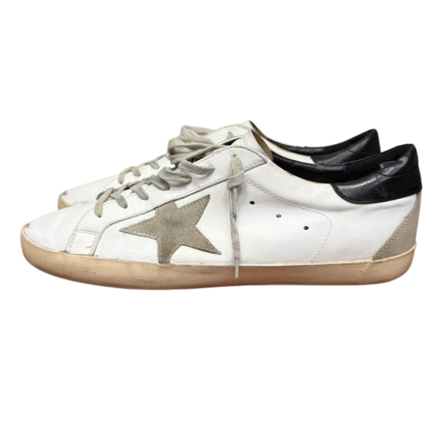 Golden Goose Superstar Sneakers (White)