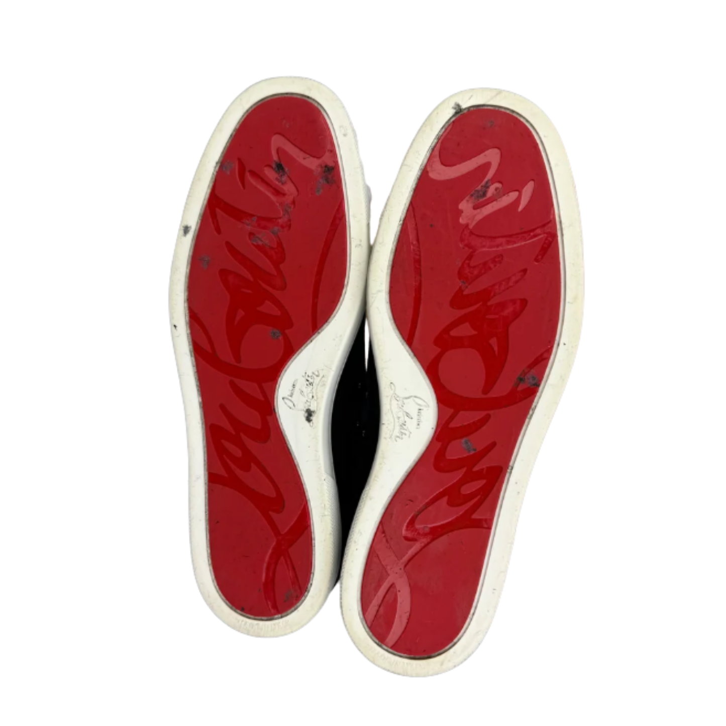 Christian Louboutin Louis Junior Spike Sneakers (Navy)