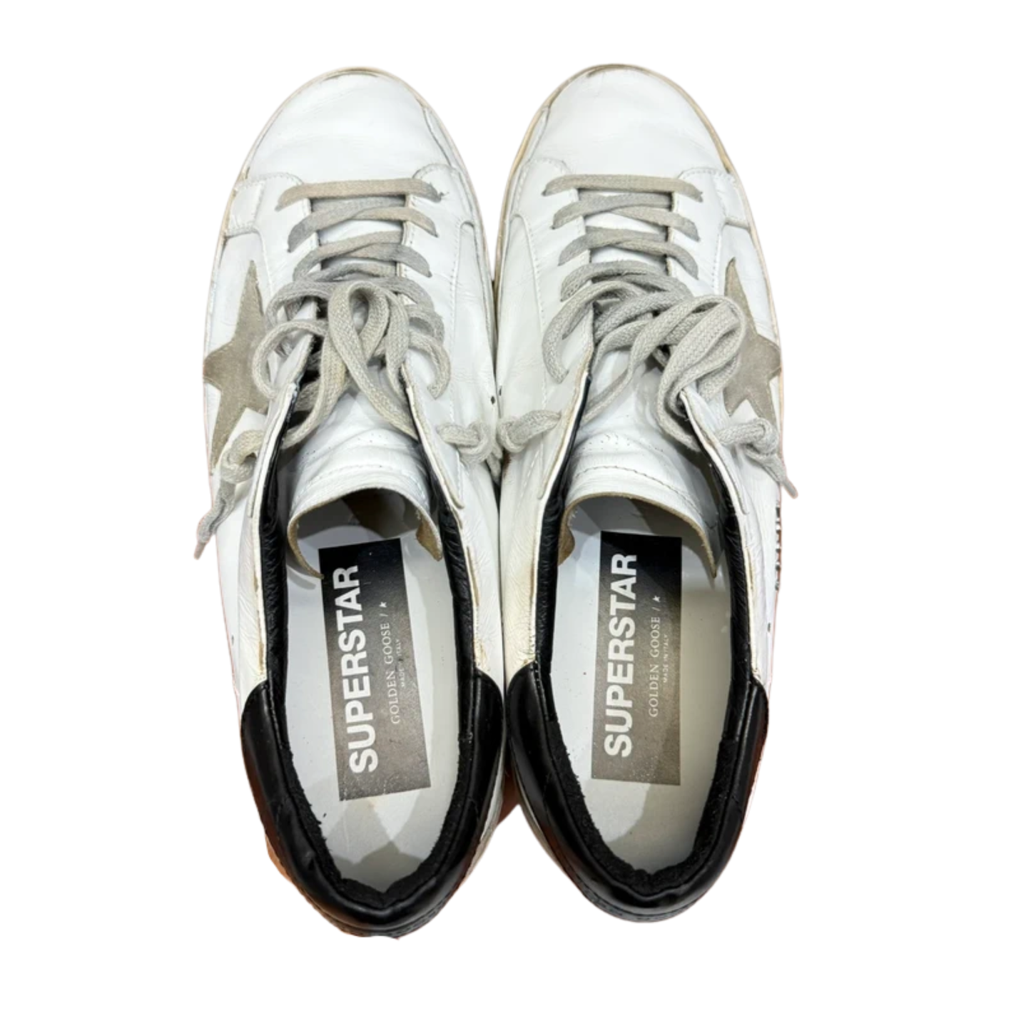 Golden Goose Superstar Sneakers (White)