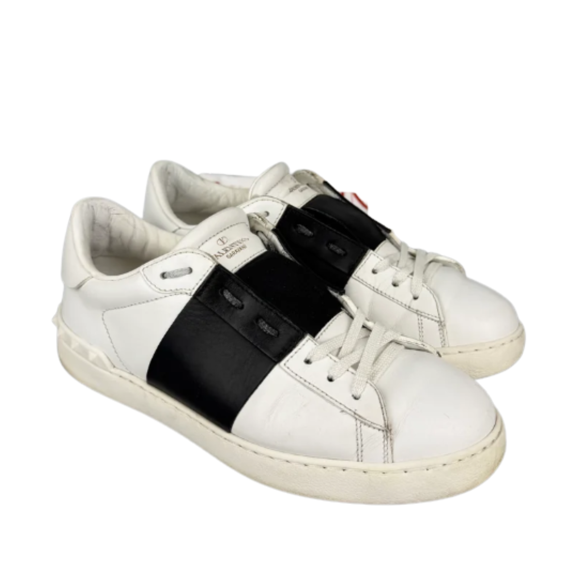 Valentino Garavani Open Sneakers (White Black)
