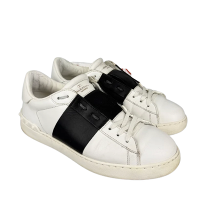 Valentino Garavani Open Sneakers (White Black)