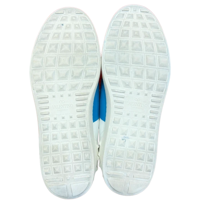 Valentino Garavani Open Sneakers (White Blue)