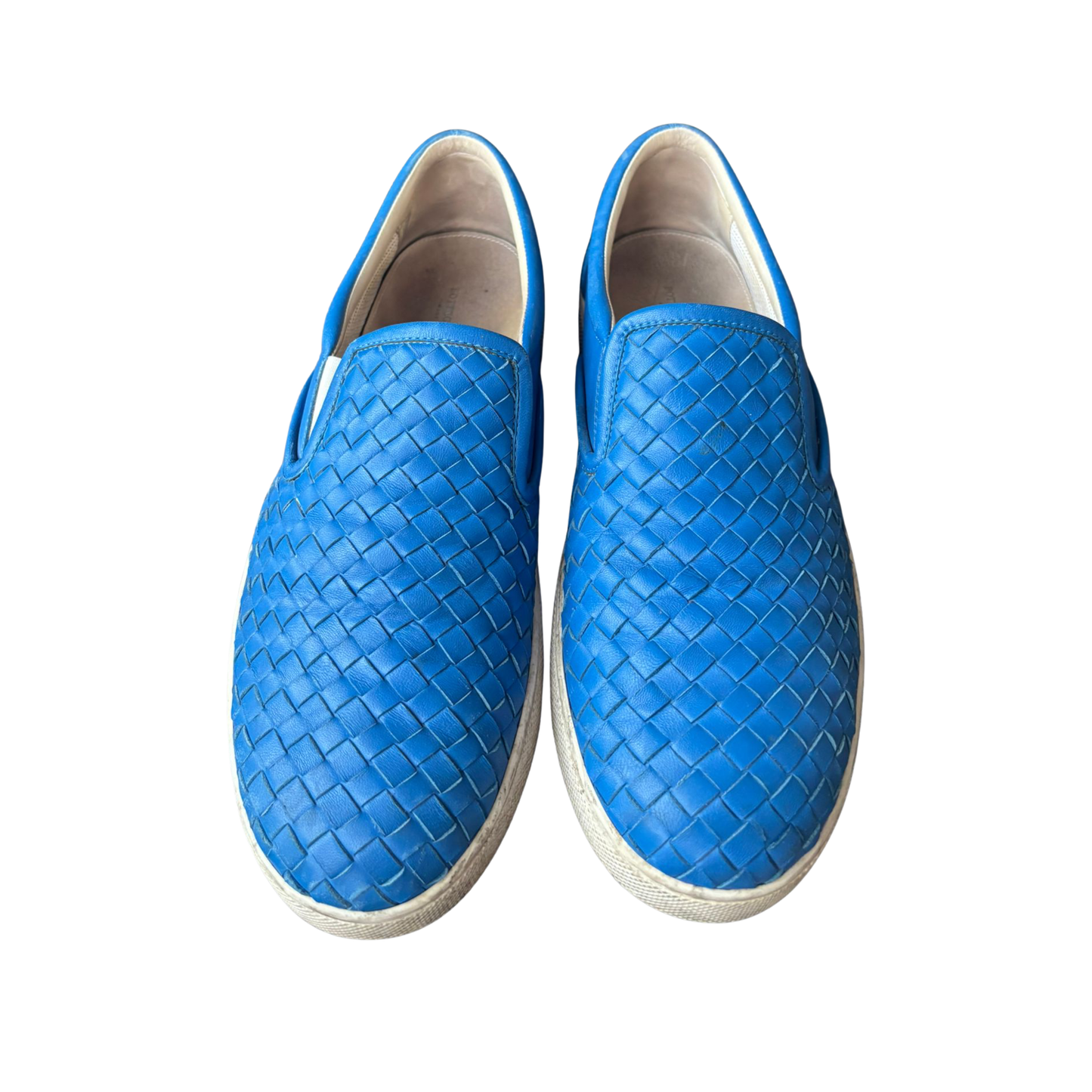 Bottega Veneta Low Slip-on Sneakers (Blue)