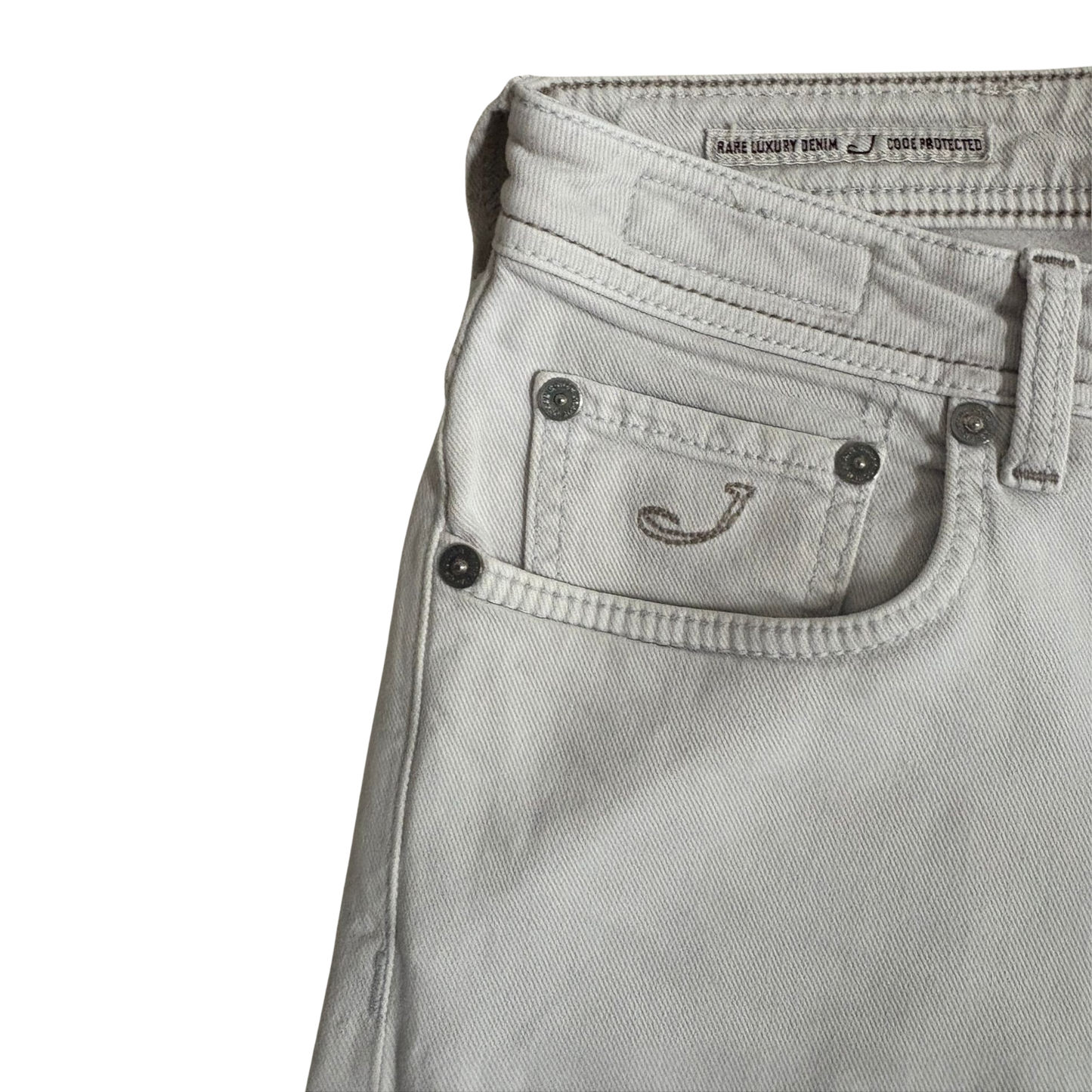 Jacob Cohën 688 Slim Fit Jeans (White)