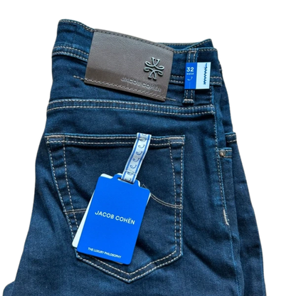 Jacob Cohën Nick Slim Fit Jeans (Navy) (New)