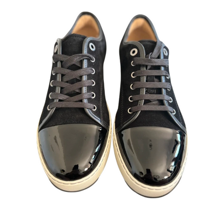 Lanvin Cap Toe Sneakers (Black) (New)