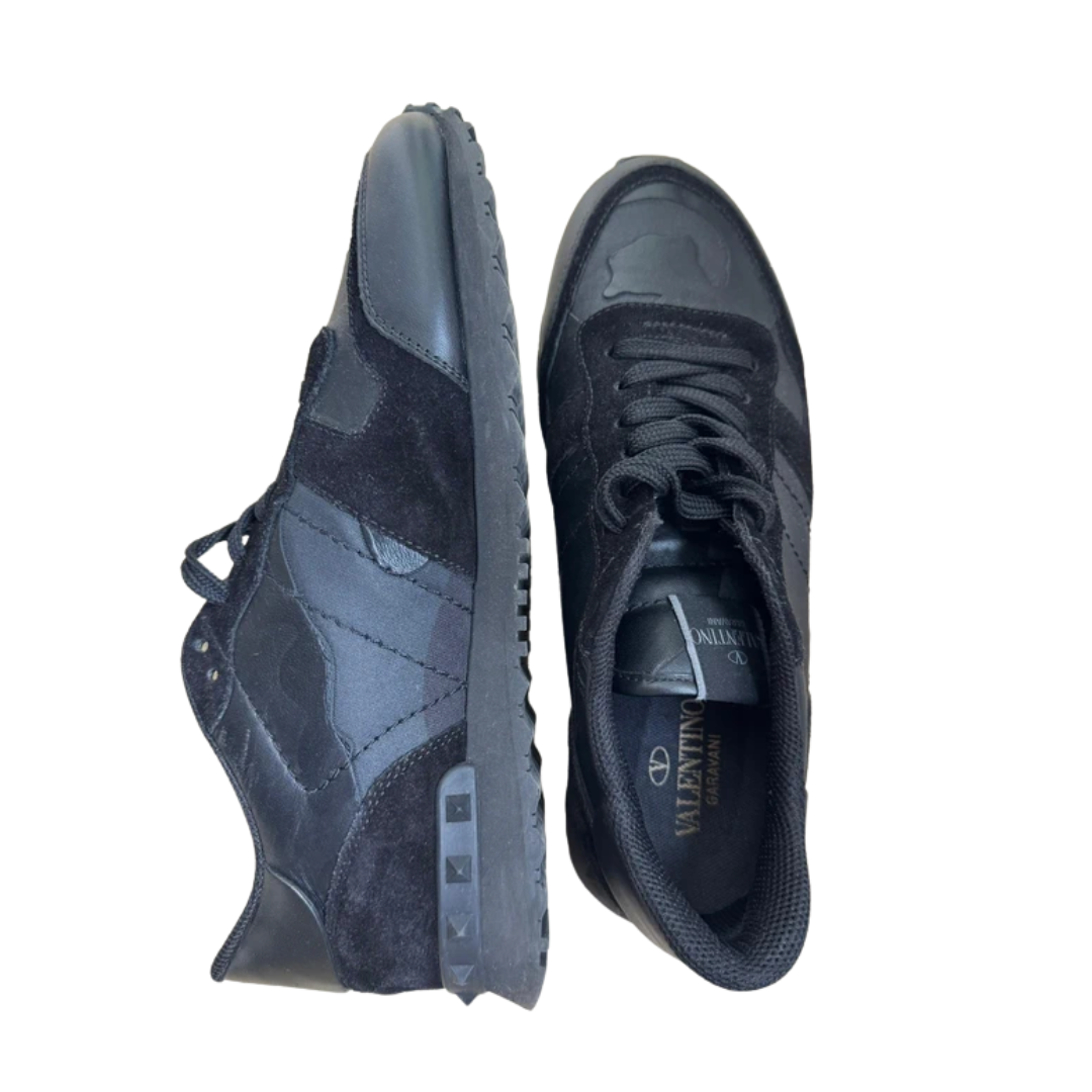 Valentino Garavani Rockrunner Sneakers (Black)