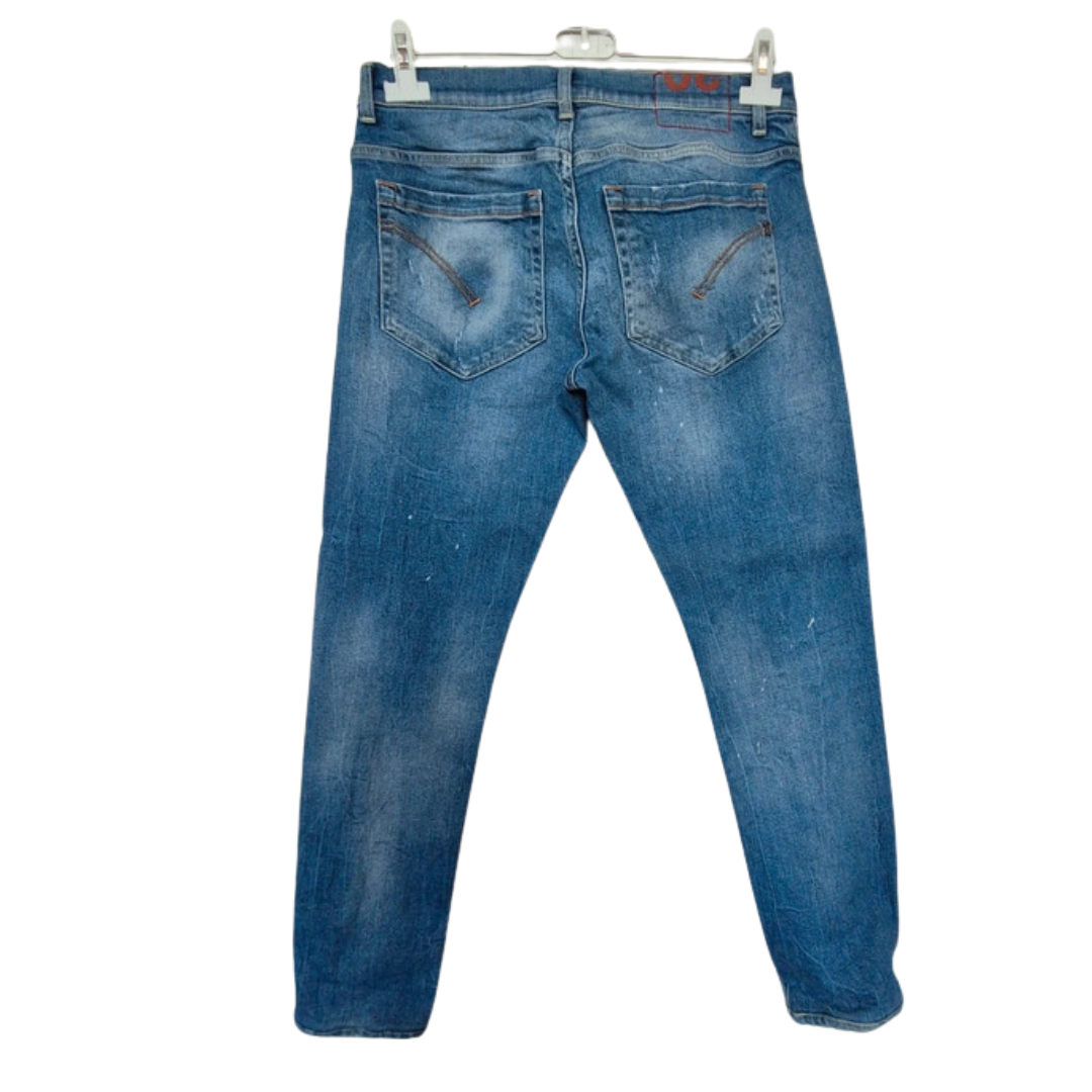 Dondup George Distressed Skinny Fit Jeans (Blue)
