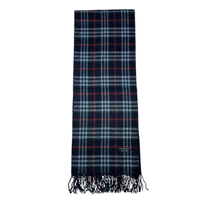 Burberry Scarf (Navy) (Vintage)