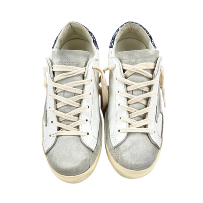 Golden Goose Superstar (White Grey) (Womens)