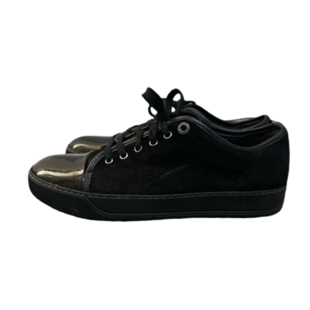 Lanvin Cap Toe Sneakers (Black)