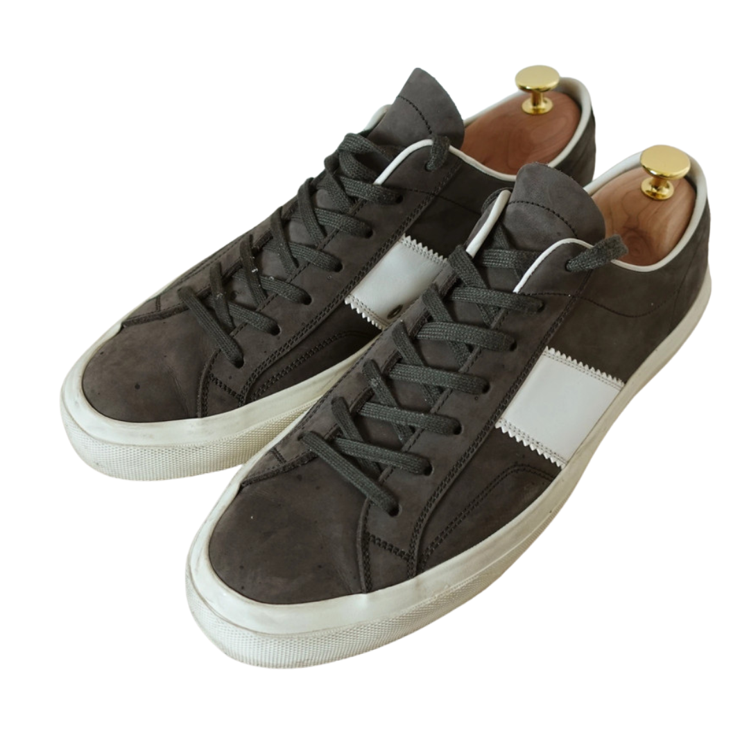 Tom Ford Cambridge Sneakers (Brown, White)
