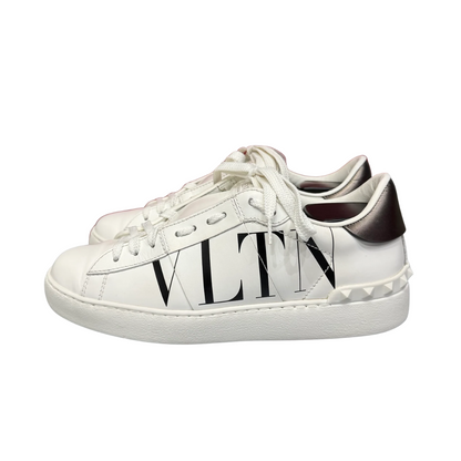 Valentino Garavani Open VLTN Sneakers (White Black) (Womens)