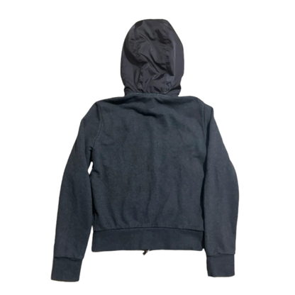 Moncler Maglia Nylon Cardigan Jacket (Dark Grey)