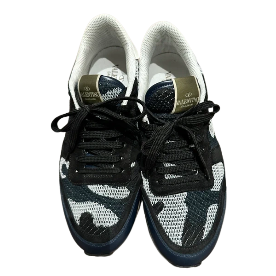Valentino Garavani Rockrunner Sneakers (Navy)