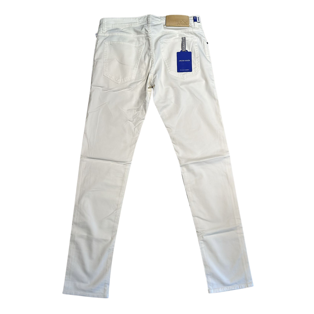 Jacob Cohën Nick Slim Fit Jeans (White) (New)