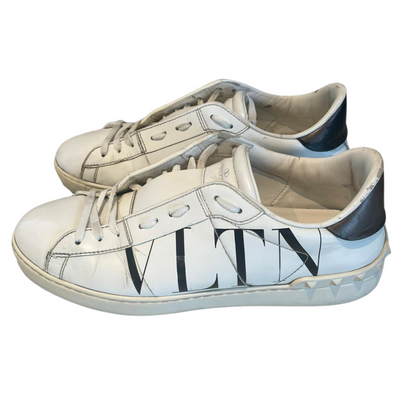 Valentino Garavani VLTN Open Sneakers (White Black)