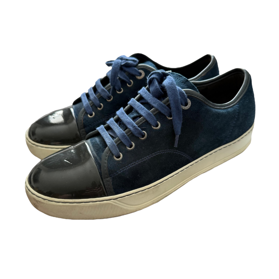 Lanvin Cap Toe Sneakers (Royal Blue)