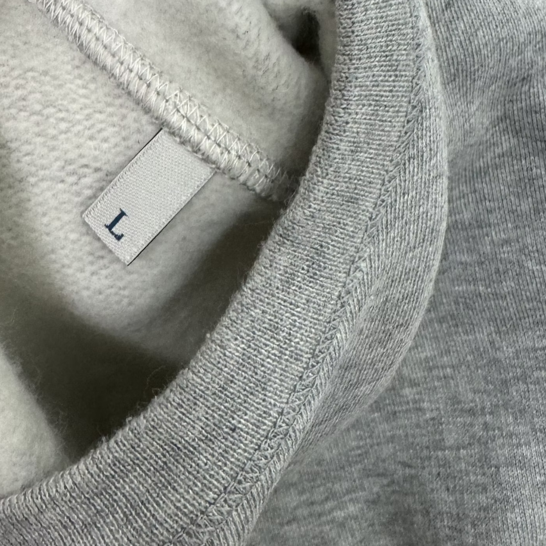 Moncler Maglia Zip Crewneck Sweatshirt (Grey)