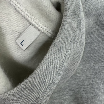 Moncler Maglia Zip Crewneck Sweatshirt (Grey)