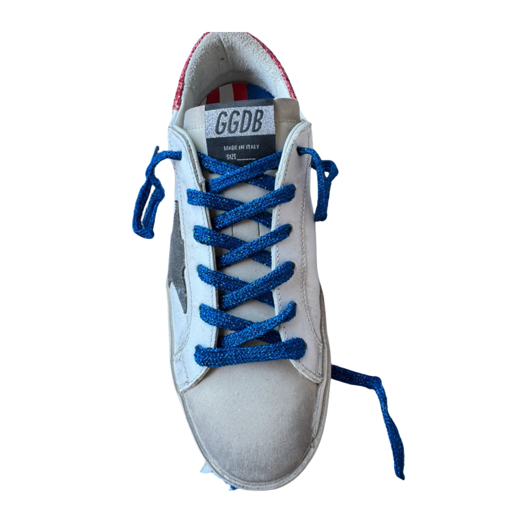 Golden Goose Superstar Sneakers (White Red)