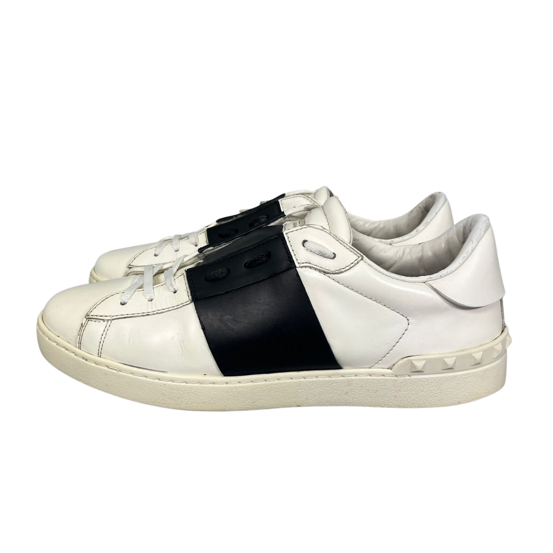 Valentino Garavani Open Sneakers (White Black)