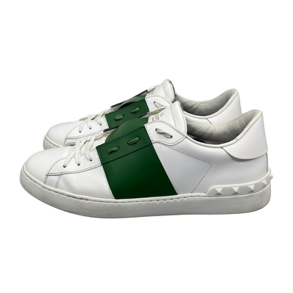 Valentino Garavani Open Sneakers (White Green)