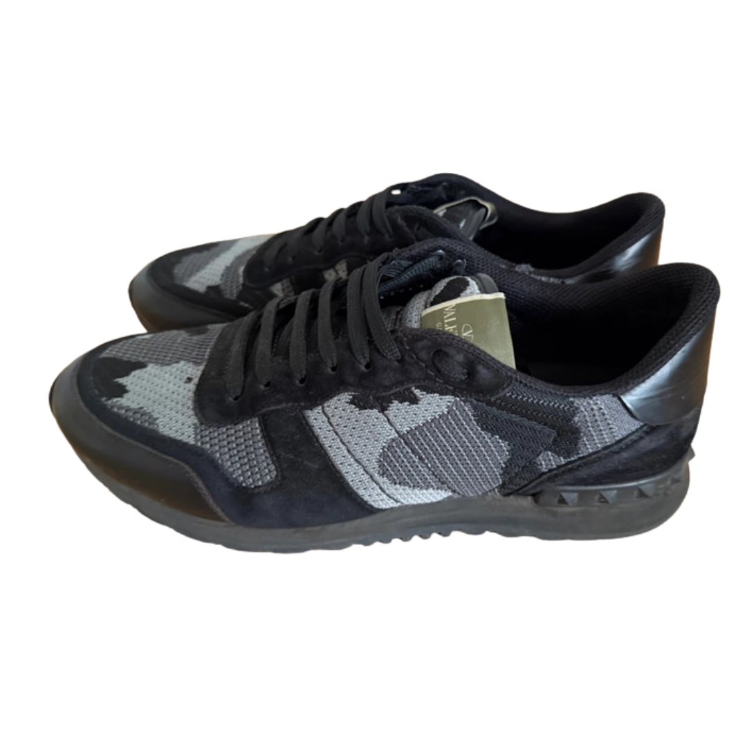 Valentino Garavani Rockrunner Sneakers (Black)