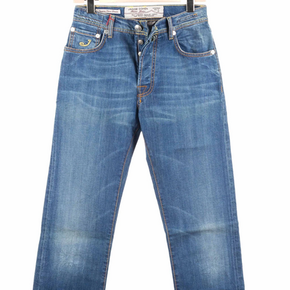 Jacob Cohën 610 Straight Fit Jeans (Navy Blue) (New)