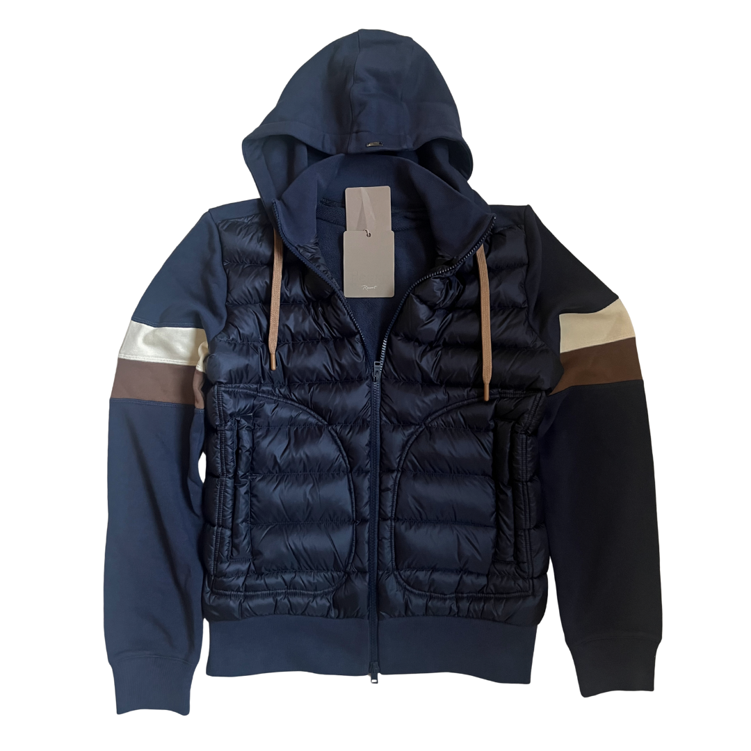 Herno Down Cardigan Jacket (Navy) (New)