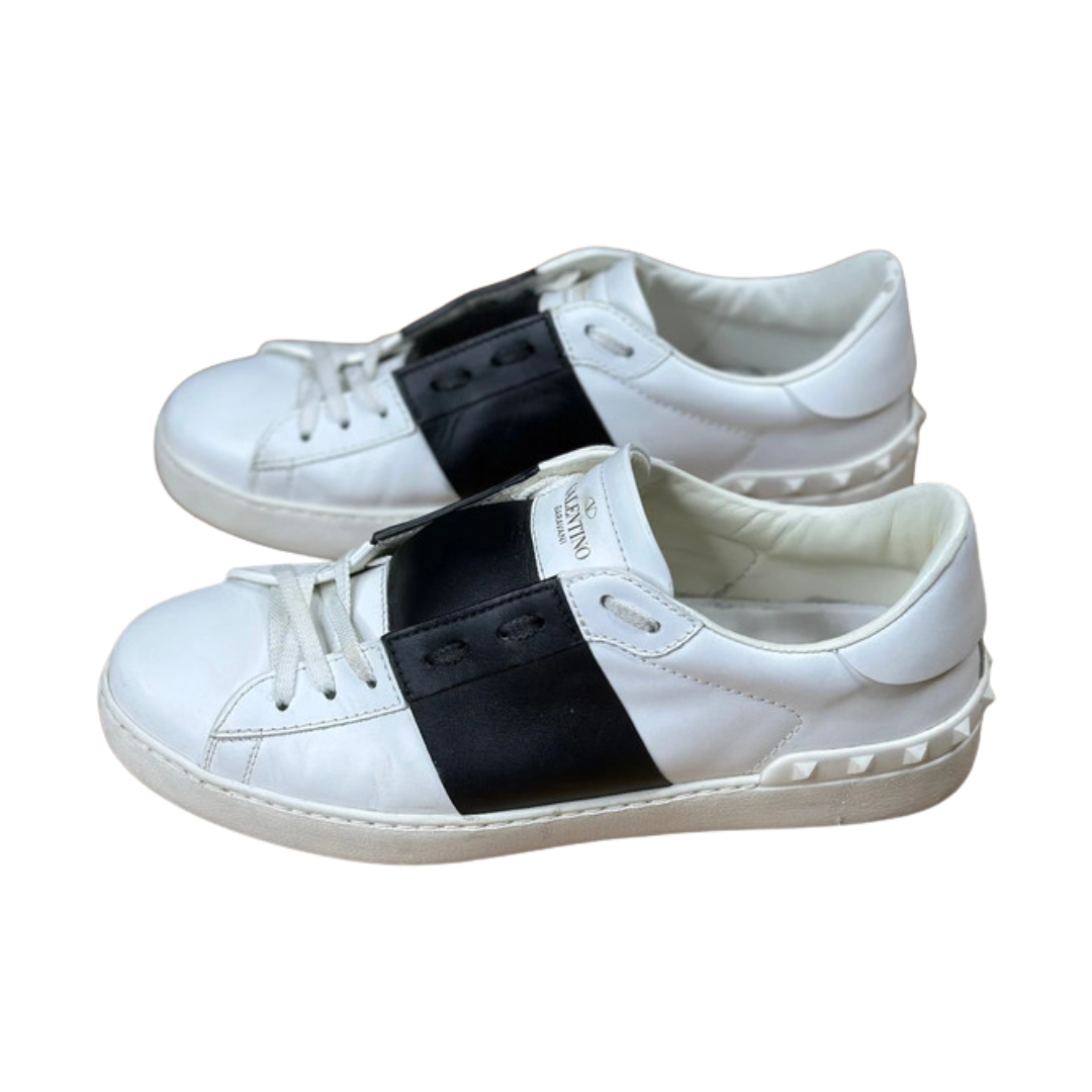 Valentino Garavani Open Sneakers (White Black)