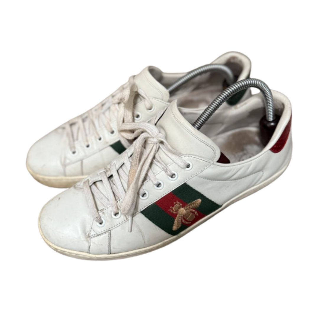 Gucci Ace Sneakers (White)