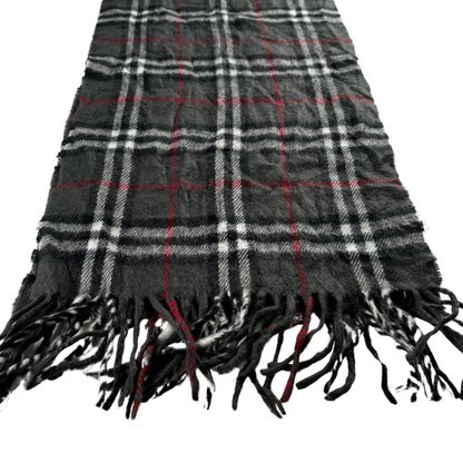 Burberry Scarf (Dark Grey) (Vintage)