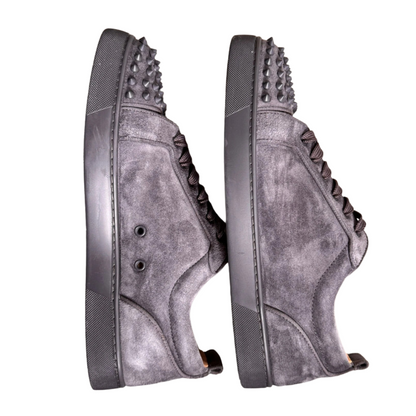 Christian Louboutin Louis Junior Spike Sneakers (Grey)