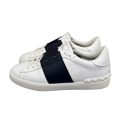 Valentino Garavani Open Sneakers (White Navy)