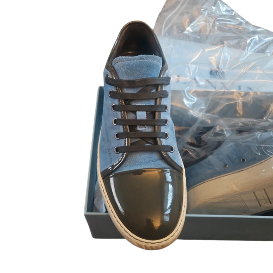 Lanvin Cap Toe Sneakers (Blue)
