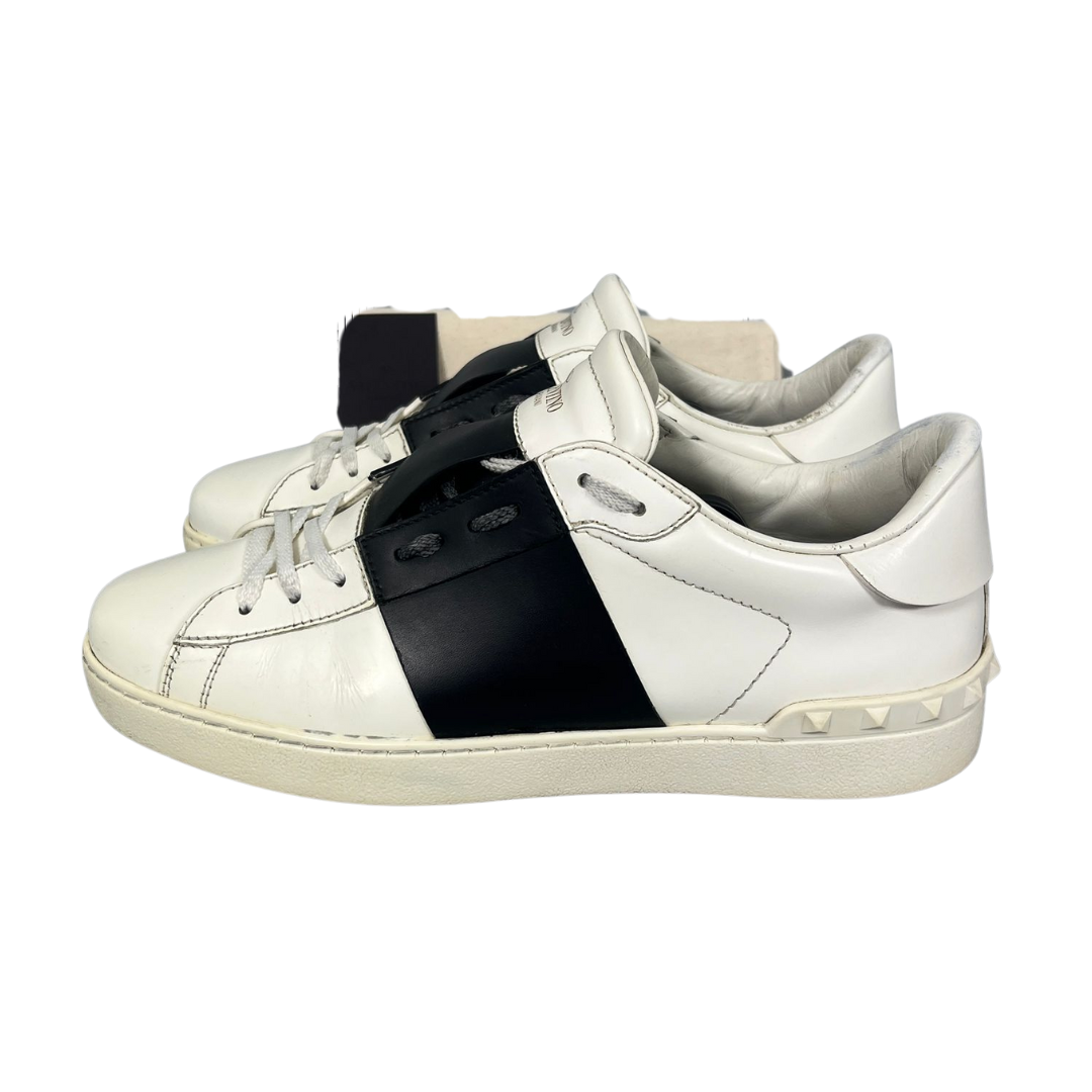 Valentino Garavani Open Sneakers (White Black)