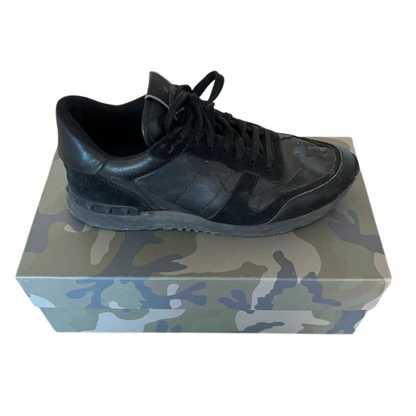Valentino Garavani Rockrunner Sneakers (Black)