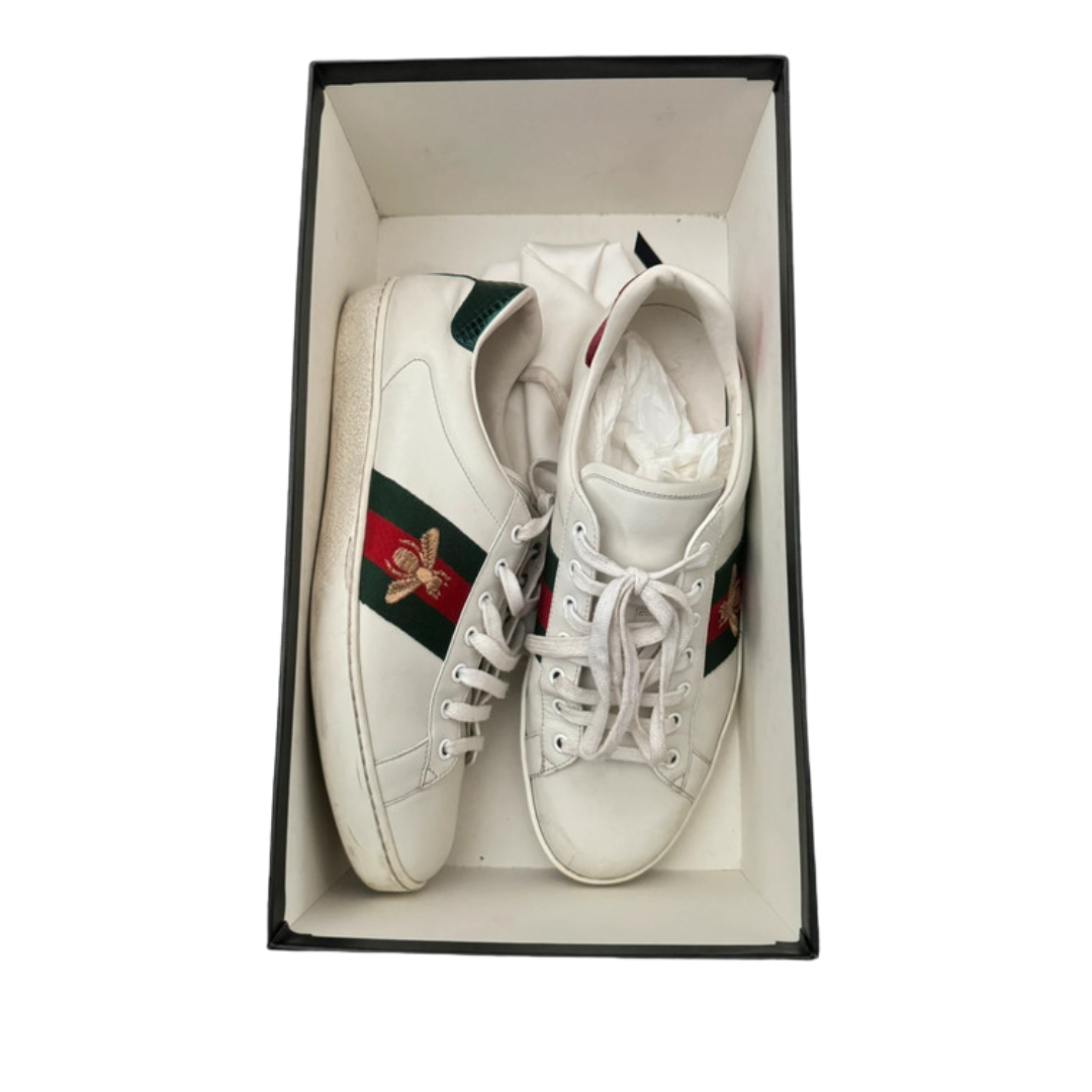Gucci Ace Sneakers (White)