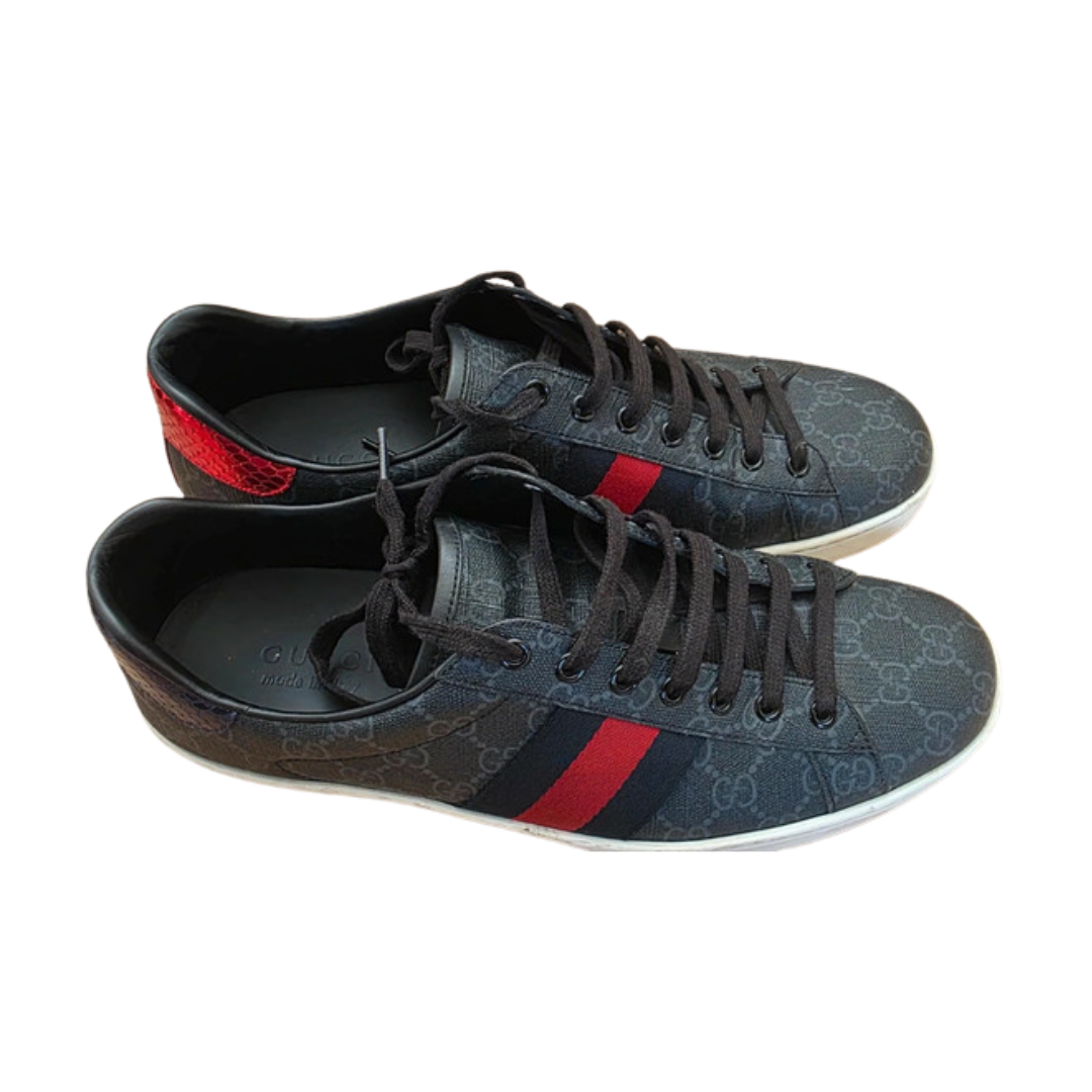 Gucci Ace Sneakers (Black)