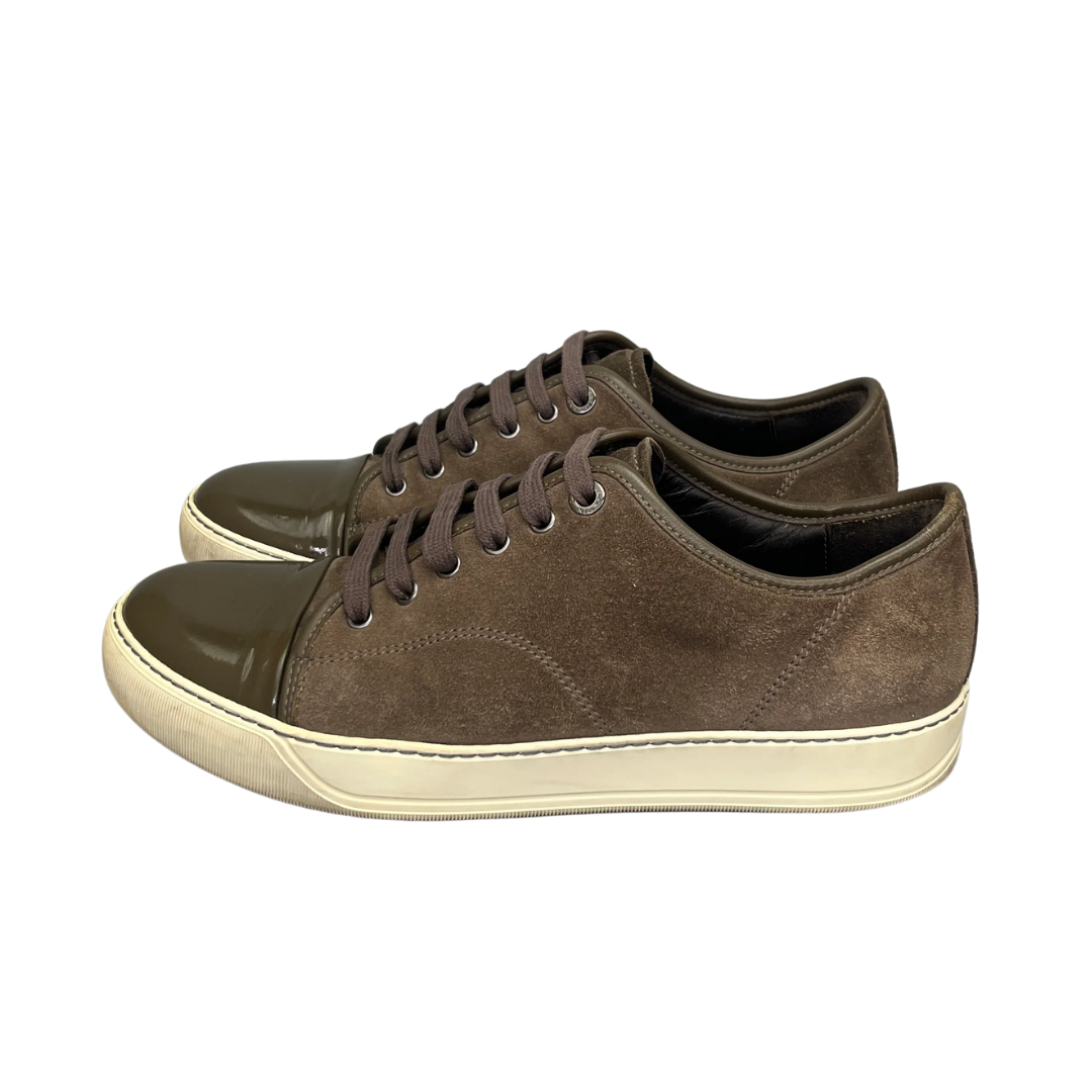 Lanvin Cap Toe Sneakers (Brown)