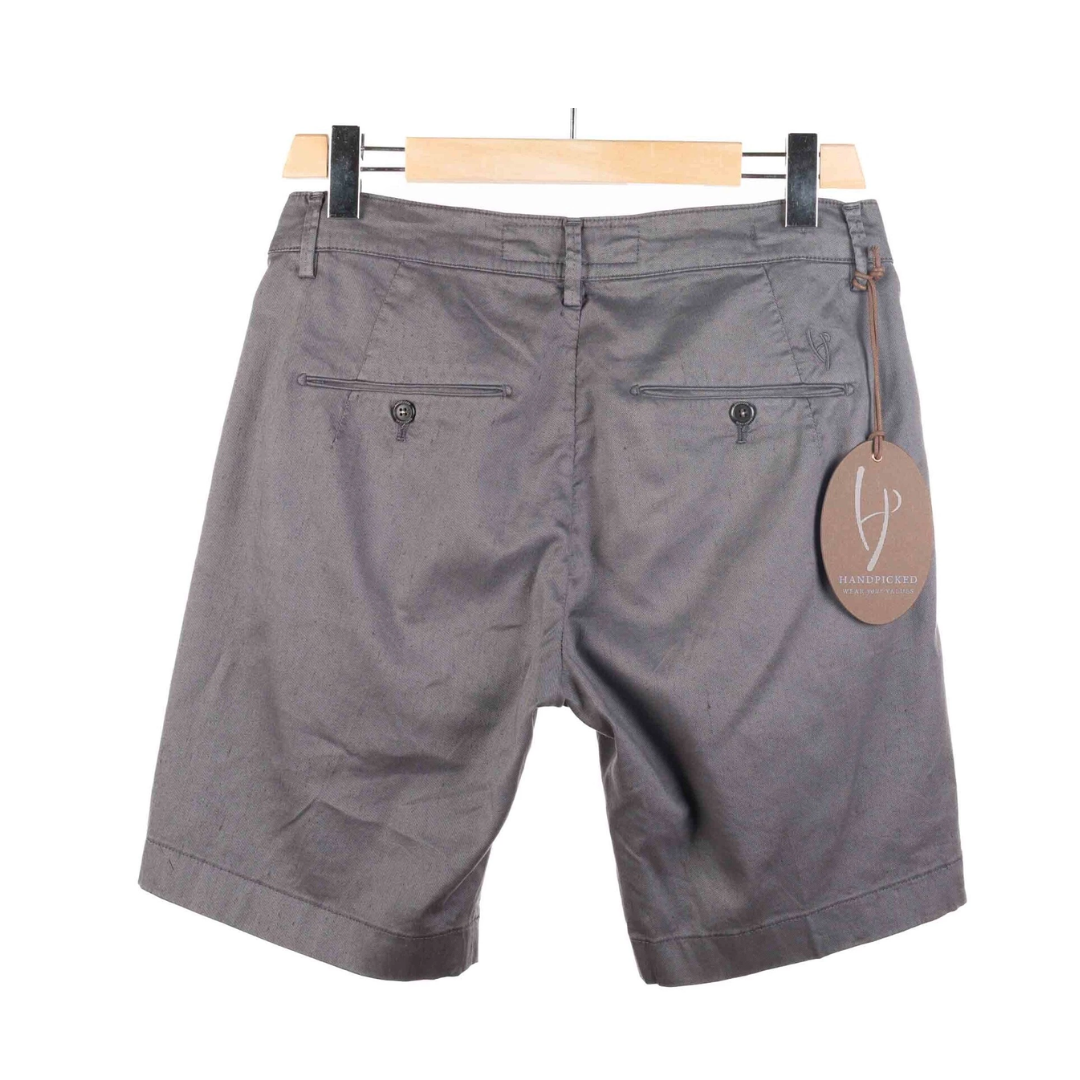 Handpicked Linen Shorts (Grey) (New)